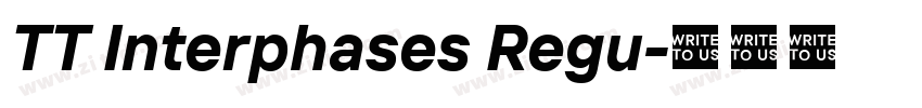 TT Interphases Regu字体转换 TT Interphases Regu字体转换